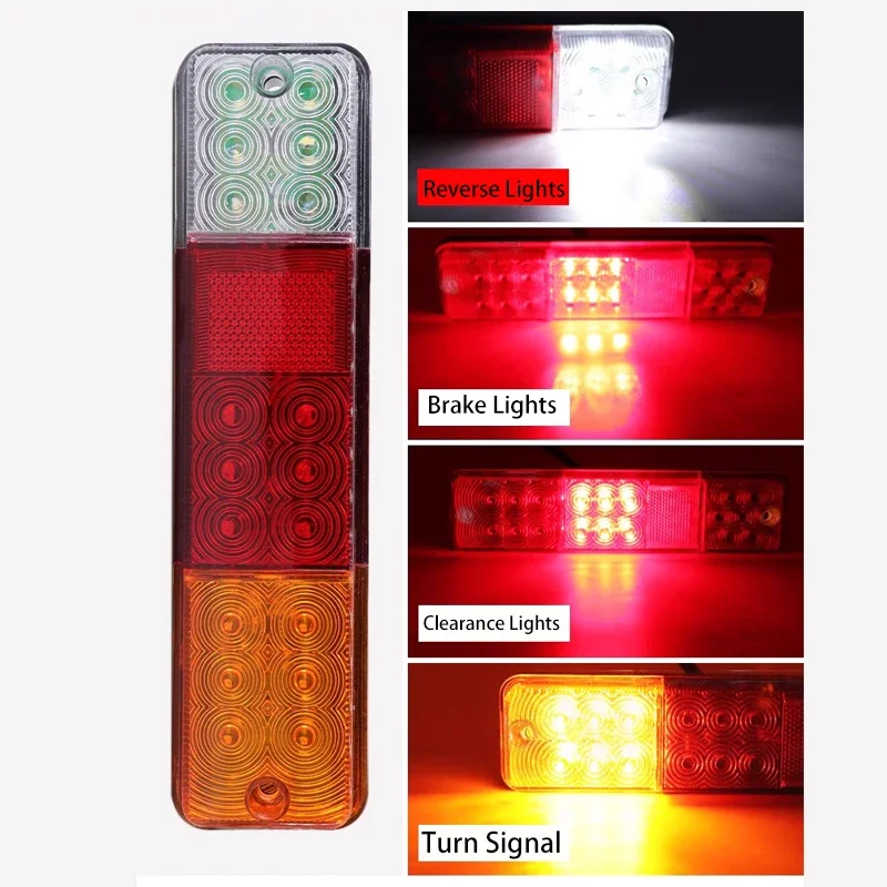 Forklift LED Rear Tail Light For Heli Hangcha 2-3.5t Single Reversing Light Turn Signal Tricolor Combination Light Brake