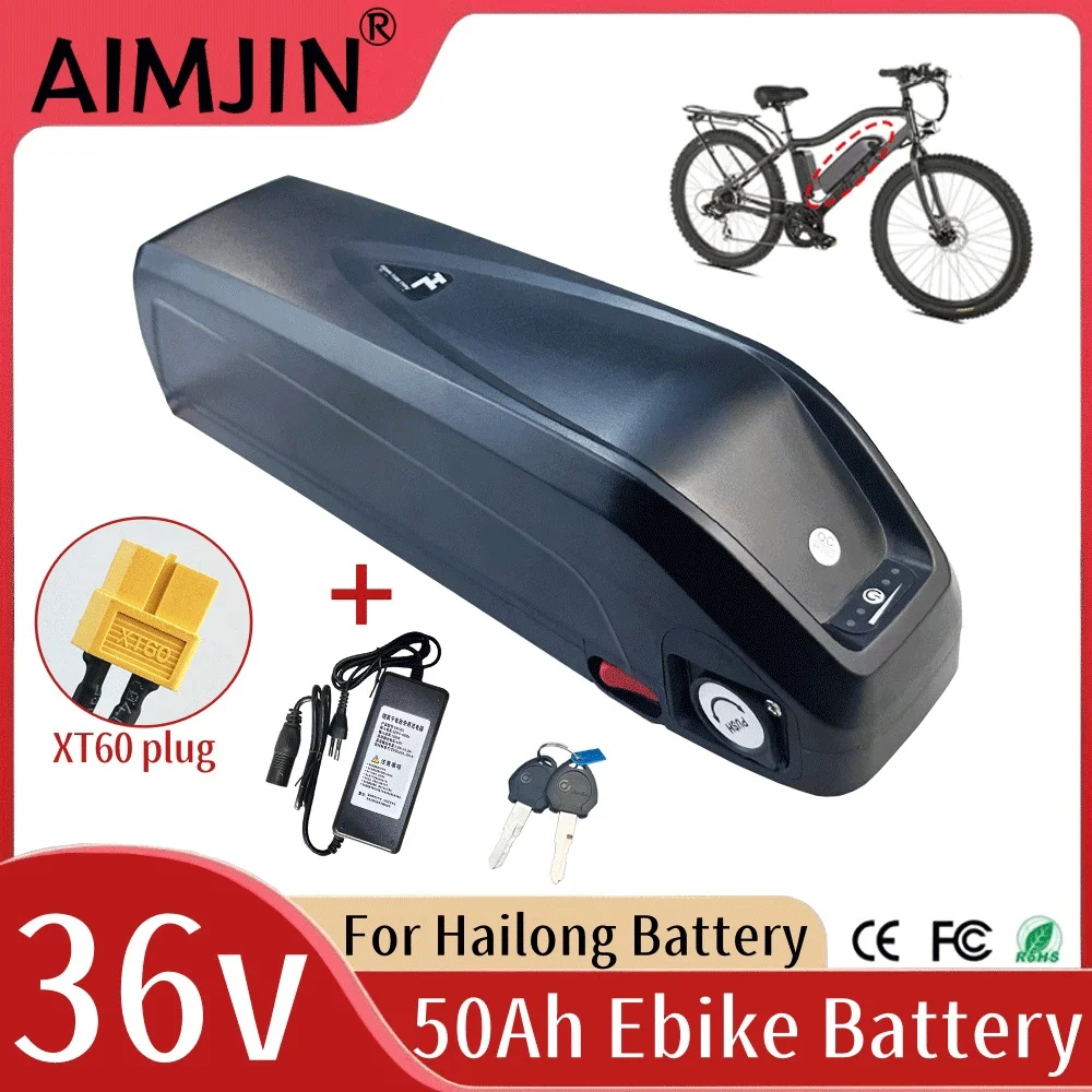 

for hailong battery 36V USB 18650 BBS02 BBS03 BBSHD 50Ah 500W 750W 1000W 1500W Motorcycle/bicycle/bike