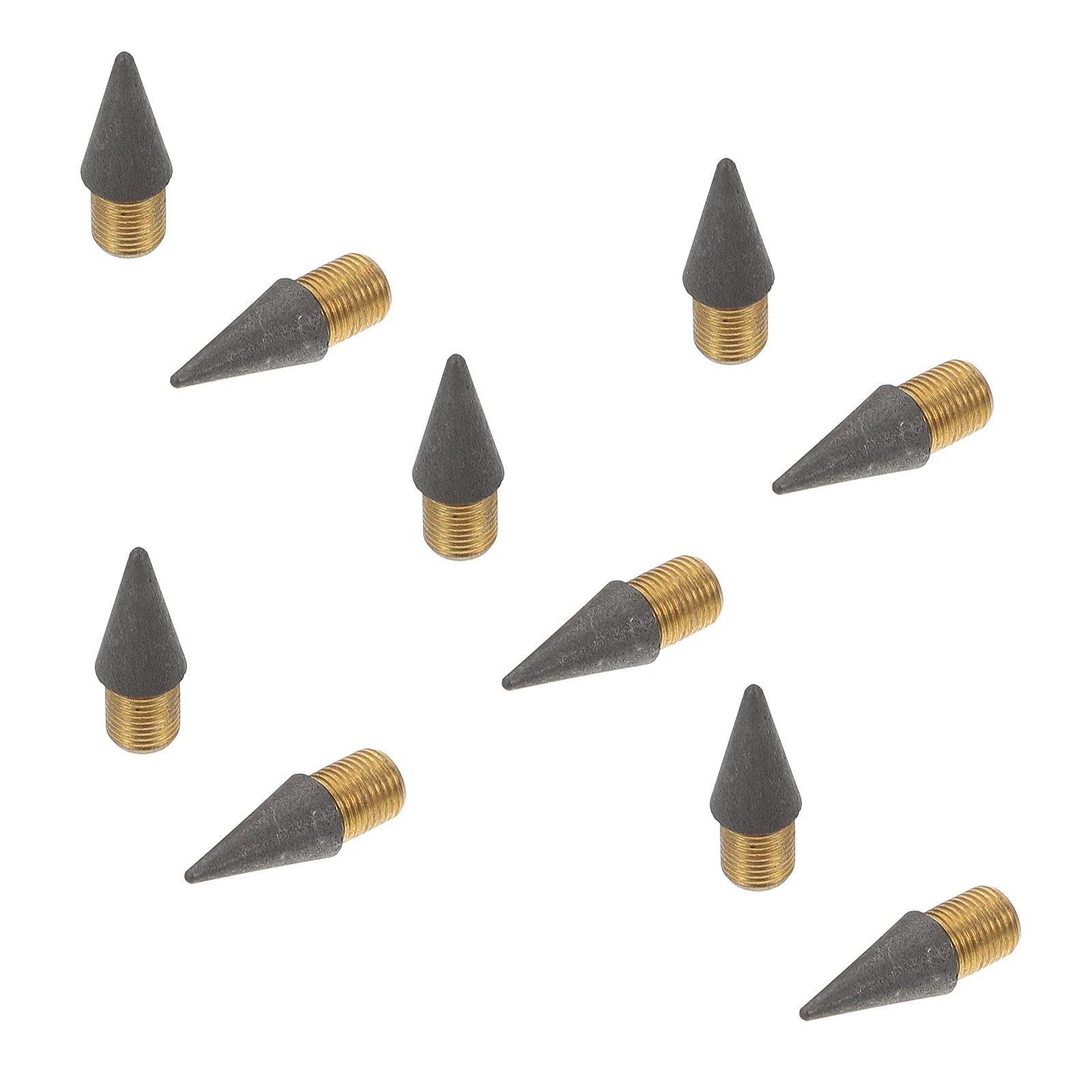 10pcs No-Sharpening Pencil Tips Replaceable Heads For School Stationery Drawing Writing Sketching Students Portable Inkless Pen