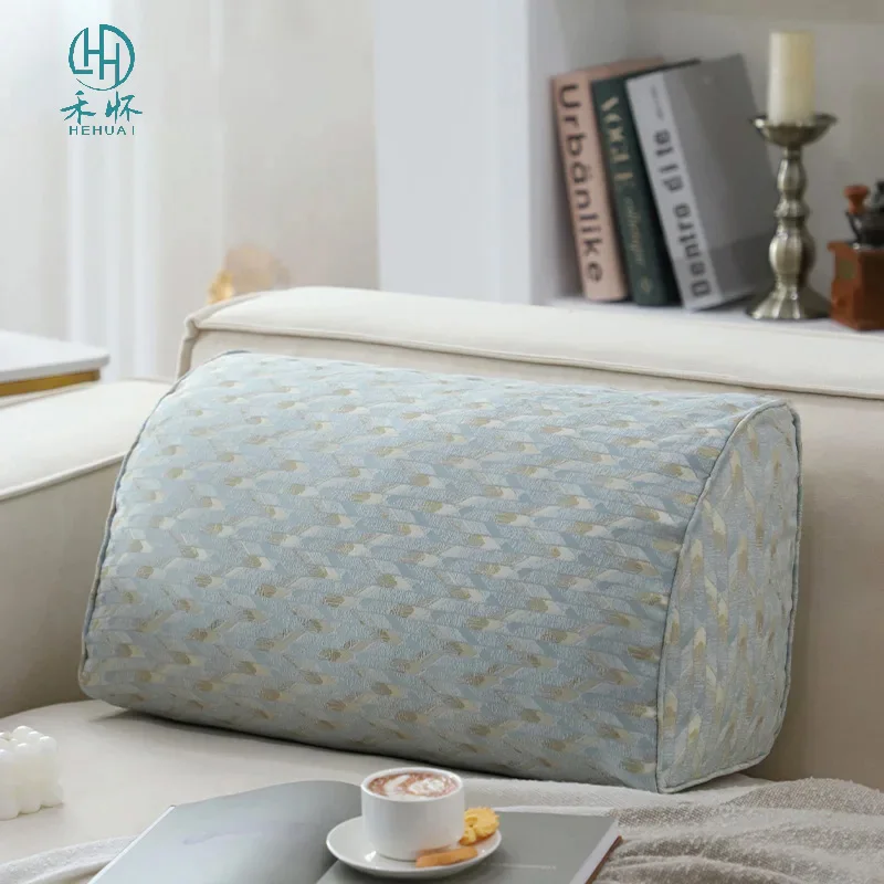 

Headboard Wedge Bed Rest Reading Pillow Office Sofa Bedside Back Cushion Comfort Soft Bed Rest Reading Pillow Home Decor