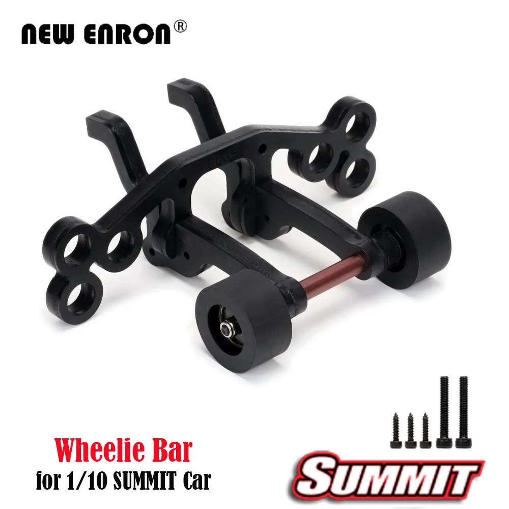 1Set Wheelie Bar Nylon Head-Up Wheel Tumbling for RC Car Parts 1/10  Traxxas 1:10 Summit 56076-4 Upgrade Part