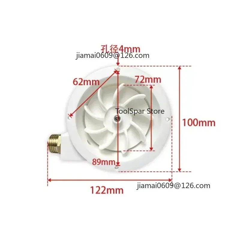 Portable Permanent Magnet Brushless Turbine Generator Mini Household Field Hydropower Equipment