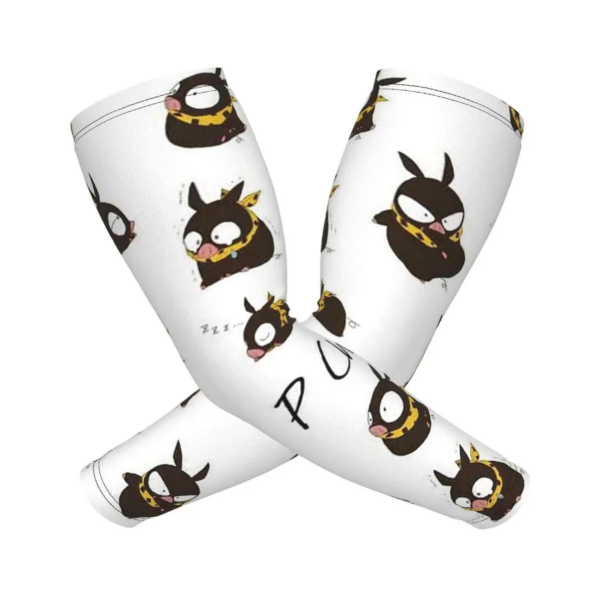 Ranma 1/2 Saotome Pig Girls P Chan أكمام أذرع تبريد للرجال والنساء للحماية من الأشعة فوق البنفسجية وتغطية الوشم الرياضية وركوب الدراجات