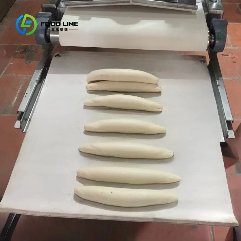 Bread Dough Moulder Machine, 2 Conveyor 4 Rollers High-precision Shaping Device, Professional Custom Logo Bakery Equipment