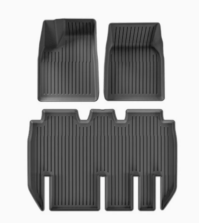 All Weather TPE Floor Mats For Tesla Model X 22+ Odorless Anti-Slip Floor Liners Car Interior Guard Accessories