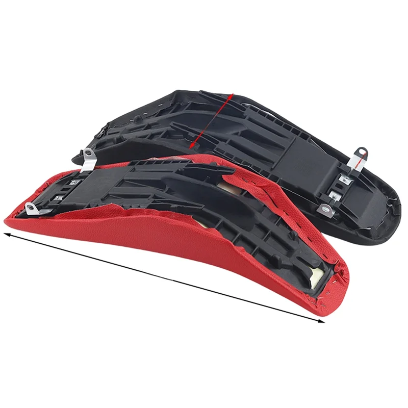 -MEOF CRF 110 asiento CRF 110 CRF 110 sillín cojín de espuma antideslizante cojín de asiento de motocicletas Pit Dirt Bike cojín de carretera rojo