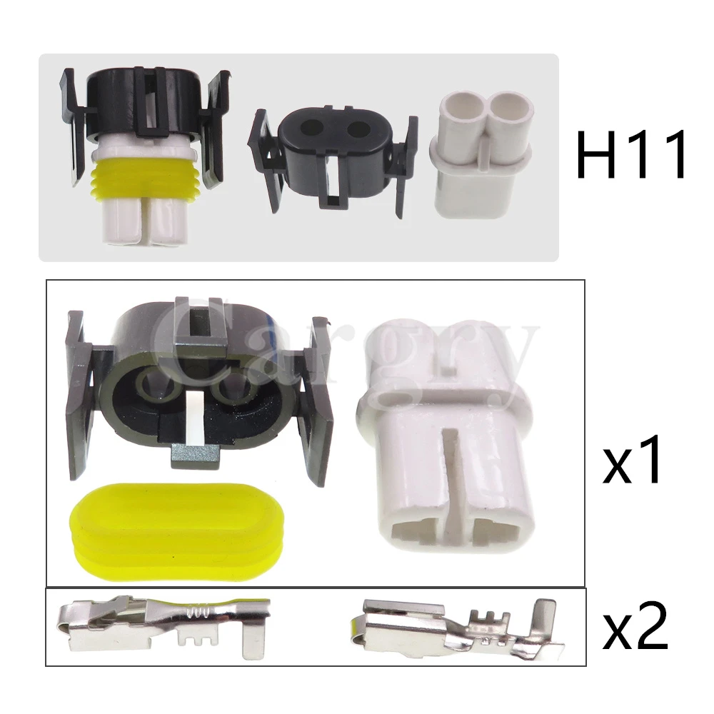 1 Set 1/2/3/5P H1 H4 H7 H11 9005 9006 AC Assembly Car Ceramic Socket Truck Light Lamp Bulb/Headlight Extension Connector - Image 5
