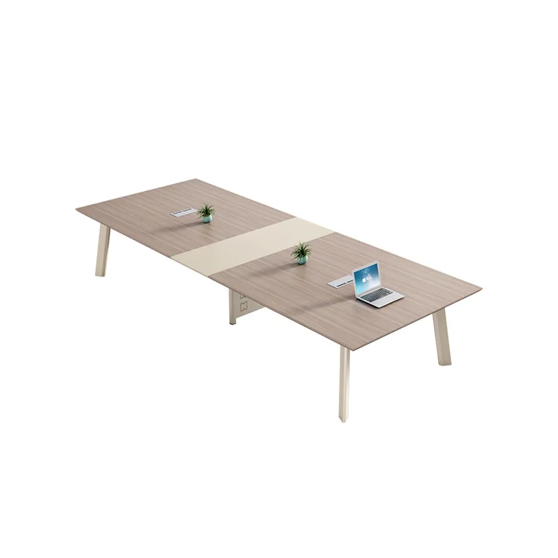 

Small conference table modern reception room table and chair combination desk Reading room table and chair