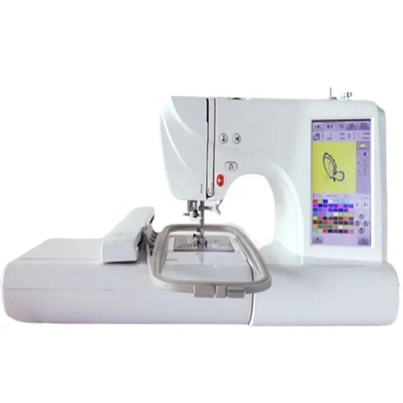 

home computer sewing embroidery machine Multi-function Household embroidery domestic sewing machine