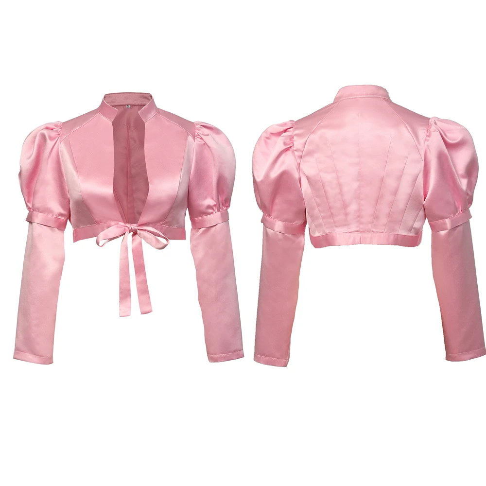 سترة ريجنسي سبنسر للسيدات من جين أوستن معطف قصير وردي اللون