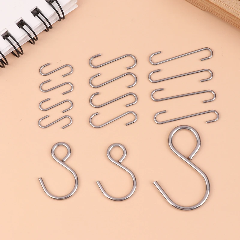 5PCS/SET 1/3 1/4 1/6 1/8 S Hook For Mini Doll Hands, Feet, Head Connection Hooks Doll Accessories