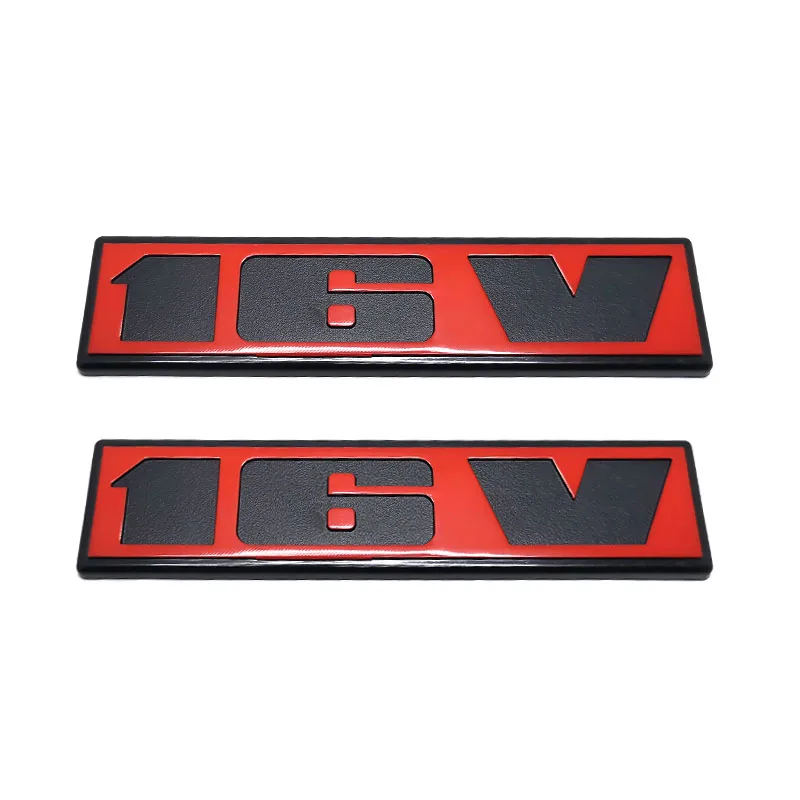 Originele Auto Accessoires 2 Pcs Rode Kleur Konijn Gt Scirocco 16V Badge Golf Embleem