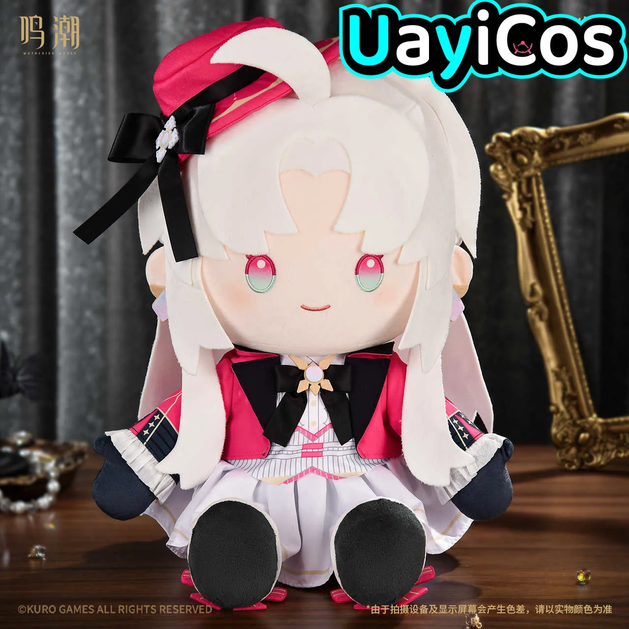 

40cm Wuthering Waves Carlotta Montelli Phoebe Brant Rover Stuffed Plushies Plush Doll Clothes Pillow Anime Figure Game Toy Kids