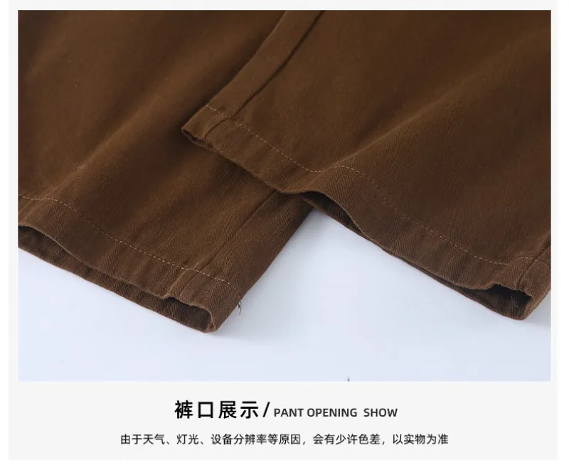Bellbell Herbst Kinder Jungen Weite Hosen, lockere, einfarbige Hose mit elastischem Bund, für Kleinkinder und Jungen, 2-10 Jahre, Baby-Jungen-Hose, gerade geschnitten. – Detail 17