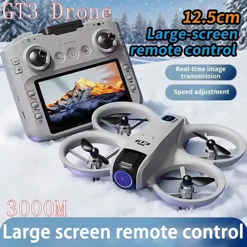 Imagen 2 del producto Cámaras profesionales plegables 8K WIFI GT3 Mini ESC HD Dron 180 ° Juguete sin escobillas RC MAX para evitar obstáculos FPV Drone Quadcopter