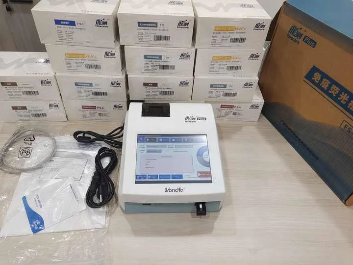 Wondfo Finecare Veterinary Immunoassay Analyzer Finecare PLUS VET YG-101 FIA Reagents Animal Hormone Progestrone Test Machine view 5