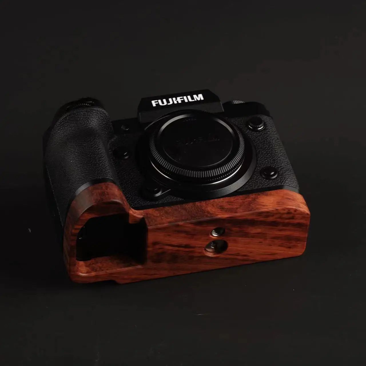 Fujifilm XH2 XH2S Solid Wood Red Sandalwood Gray ebony wood Handle Grip Handle Protects Base Ultra-light design