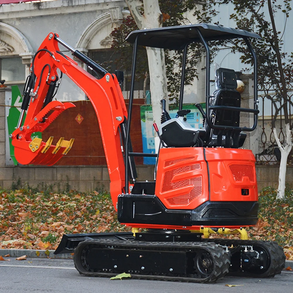 مصنع مخصص رائجة البيع 1 طن 2 طن حفارة دلو جميع التضاريس باجر حفار صغير مع ذراع طويل للهندسة/التعدين #2