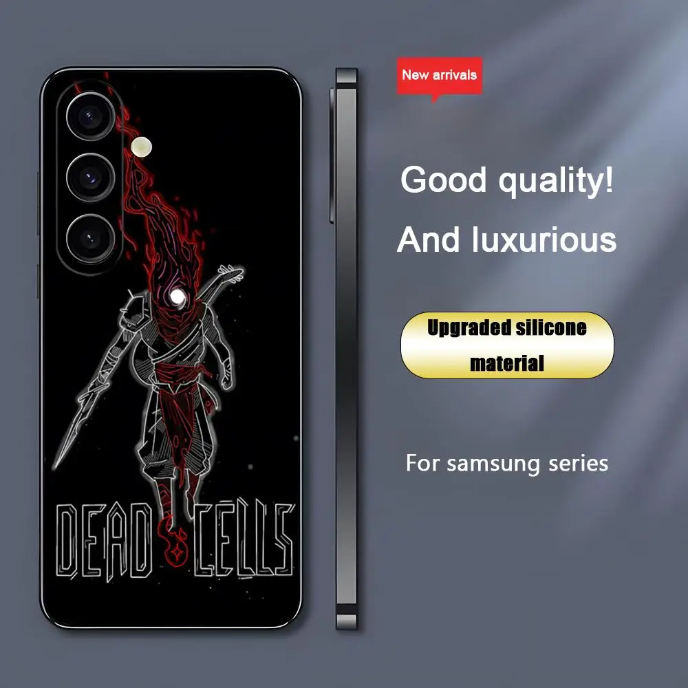 حافظة لهاتف سامسونج جالاكسي S25 S24 S23 S22 S21 S20 Plus Ultra Note20 أسود ناعم