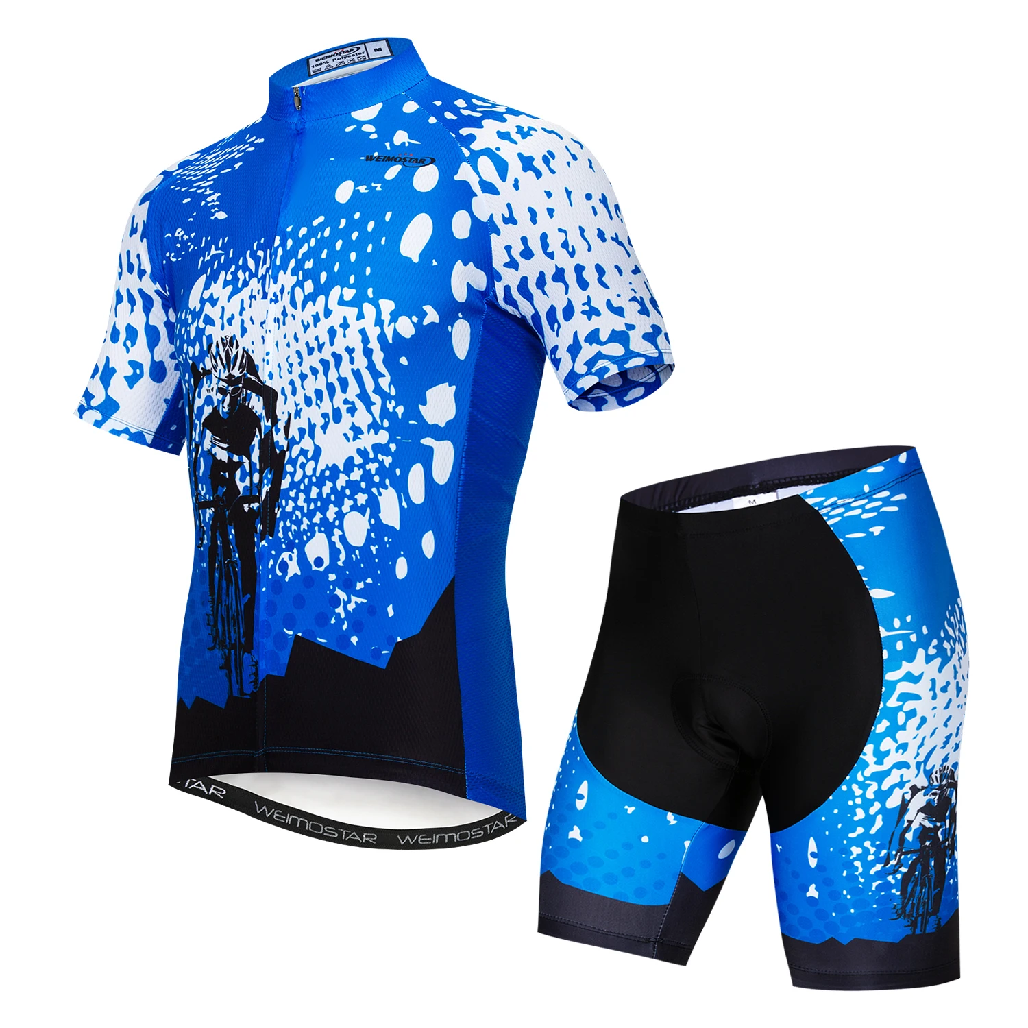 Jersey de ciclismo, pantalones cortos, conjunto acolchado para hombre, traje superior para bicicleta de montaña, camisa para ciclismo, ropa, uniforme para montar, ropa de verano