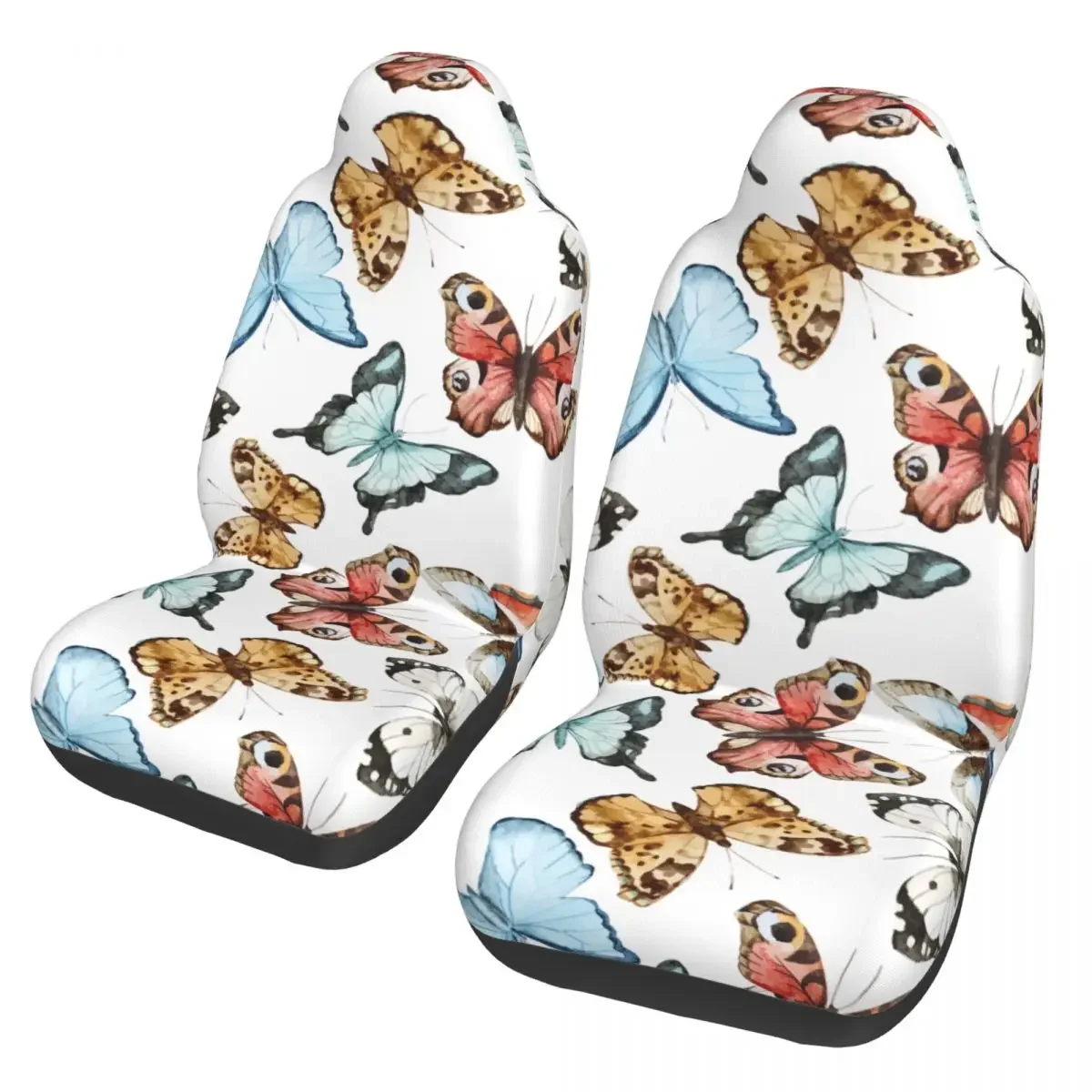 

Butterfly Pattern Universal Car Seat Cover Waterproof Women Colorful Butterflies Car Seat Covers Fabric Fishing