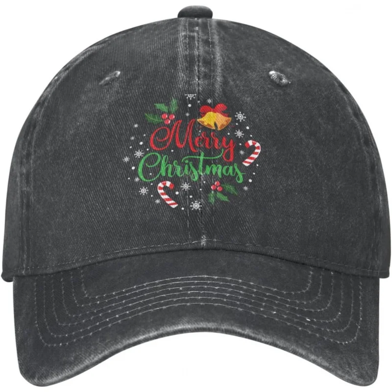 

Christmas Pattern Men's and Women's Baseball Hats Sports, Leisure, Fashion Party Adjustable Golf