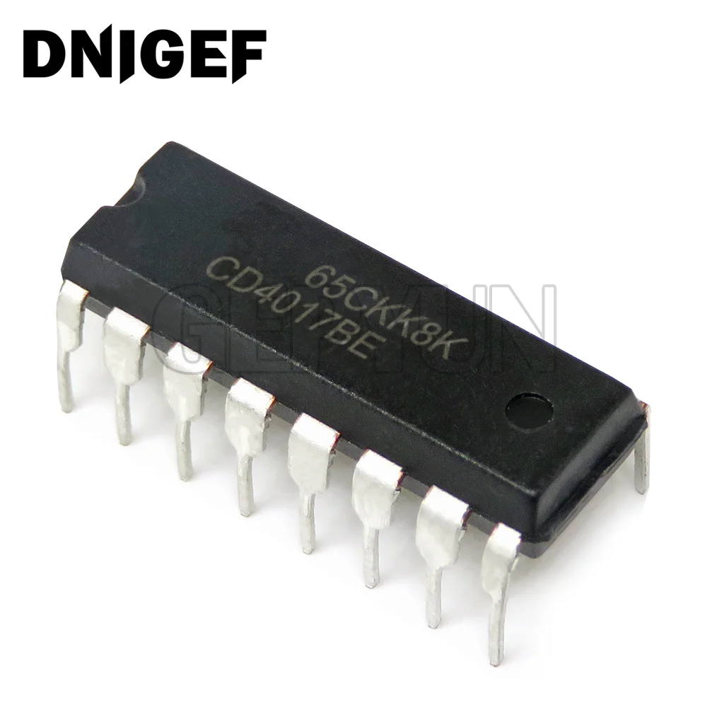 10PCS CD4017BE DIP16 CD4017 DIP CD4017B DIP-16 HEF4017BP TC4017BP CD4017CN HD14017BP