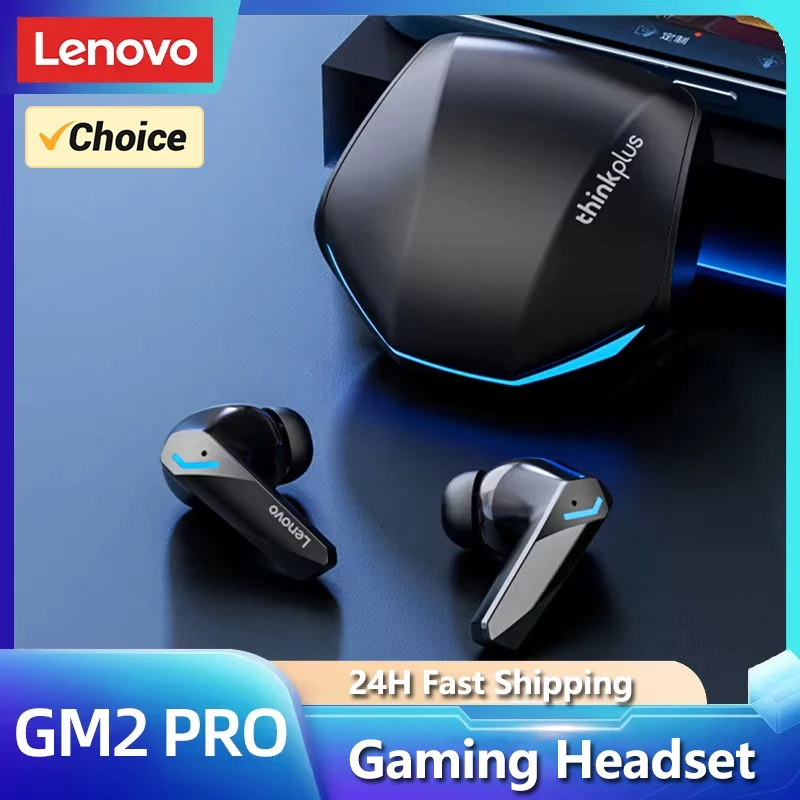 Lenovo Chính Hãng GM2 Pro 5.3 Tai Nghe Bluetooth Tai Nghe Nhét Tai Không Dây Độ Trễ Thấp Tai Nghe HD Gọi Hai Chế Độ Chơi Game Có Mic