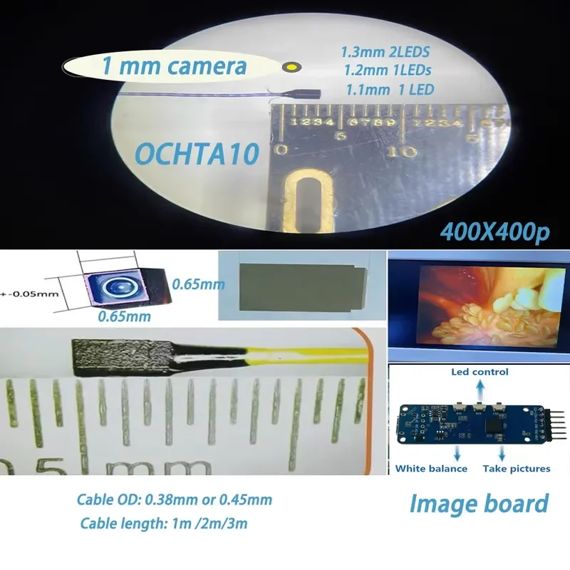 AP08 for OVM6946 1.5mm 4MP Camera Module for Ureteroscope Inspection USB Interface 4G Connectivity 1.05x1.05mm Size