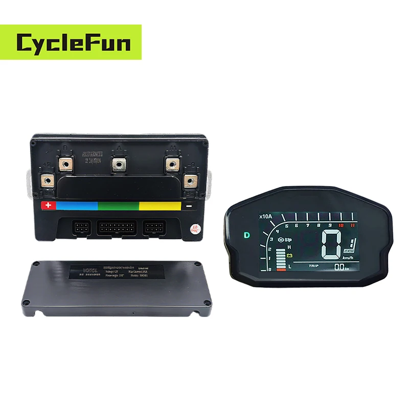 

Votol EM50s Controller EM50 55A DC 48V 60V 72V BLDC Motor Controller with DKD Display for Electric Moped Scooter Convert Kits