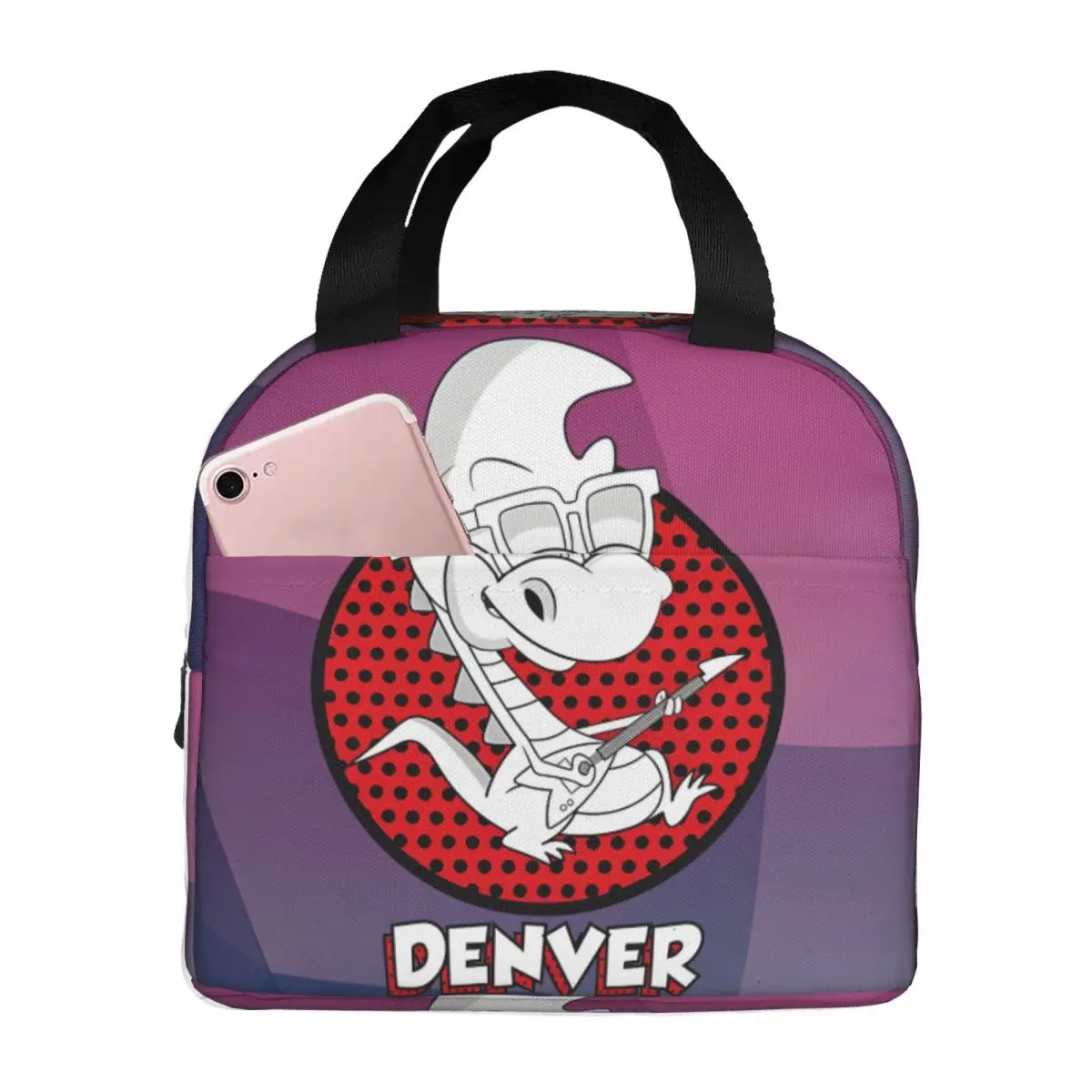 Casual Travel Storage Bags Cool Tote Denver the last dinosaur School Lunch Food Box Couple