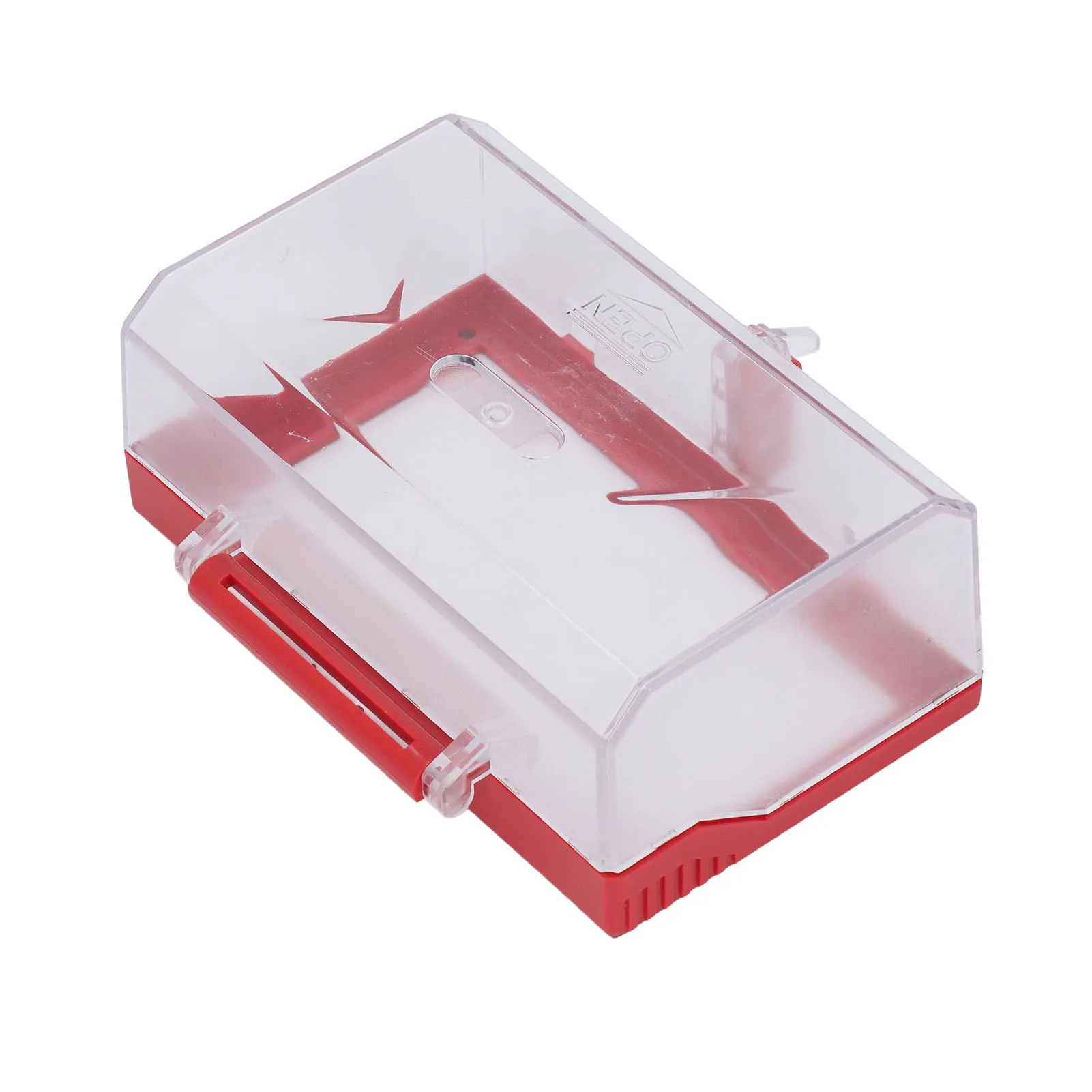 Power Push Button Switch Cover Emergency Stop Button Cover Lockout Hole Design Easy Installation Transparent for Industry