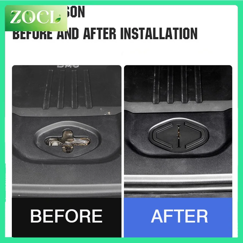 New For BYD FangChengBao Equation Leopard 5 8 2023 2024 2025 Car Front Hood latch silicone protective Cover Protector Dust Proof
