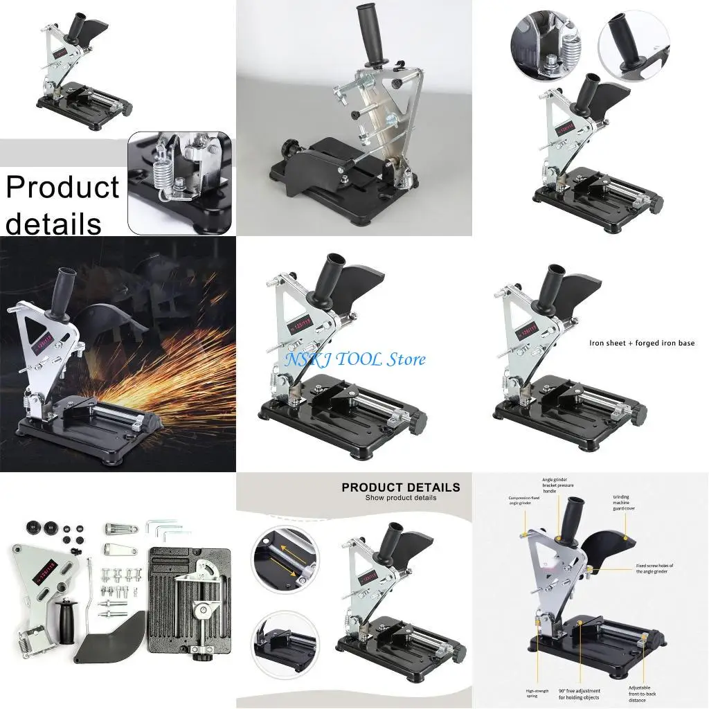 

L8RC Highly Strength Grinder Stand Support Base Solid Bearing for 100-125mm Tool
