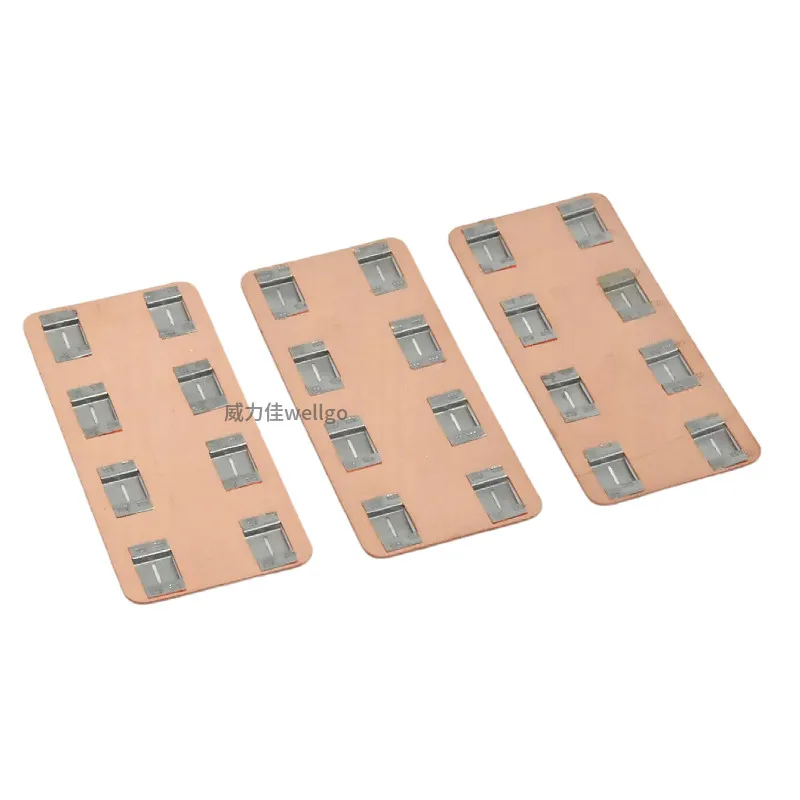 Battery Connection Copper-nickel Composite Sheet With Bracket Model 18650/21700 Easy Spot Welding Overcurrent Large Sinking