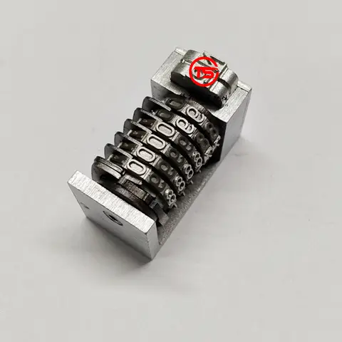6 digits Numbering Machine 4x8 Cicero backward Gothic Roman type last two bits can adjustable