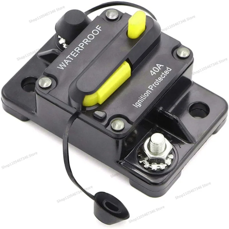 For Circuit Breaker RV Yacht High Current Protector Automatic Reset 30-300A Circuit Breaker Car Fuse Holder