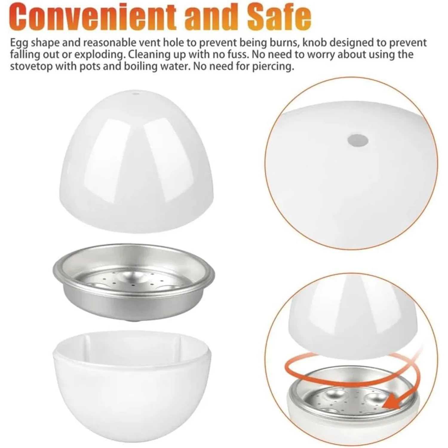 Яйцеварка в микроволновой печи, Яйцо-браконьеры на вареных яиц, Яйцеварка Микроволновая печь для приготовления вареных яиц для приготовления яиц вкрутую в мягкой варе