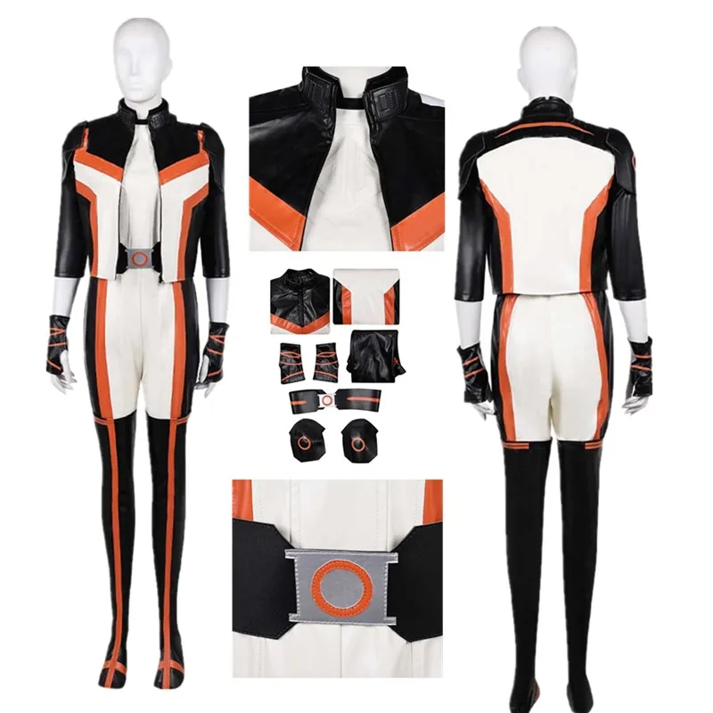 

TV Fantasia Shiera Cosplay Sanders Jumpsuit Hawkgirl Costume Adult Women Coat Gloves Belt Outfits Halloween Carnival Party Suit