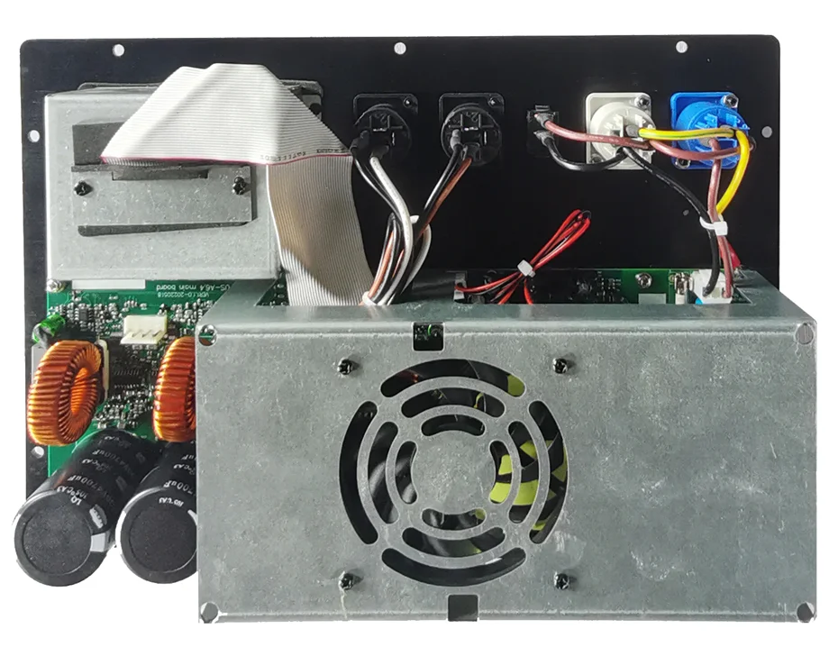 I.E.voice OEM/ODM Good Quality 4*400W Power DSP+Class D Amplifier Module Model DSP-DM4.4 Metal Square