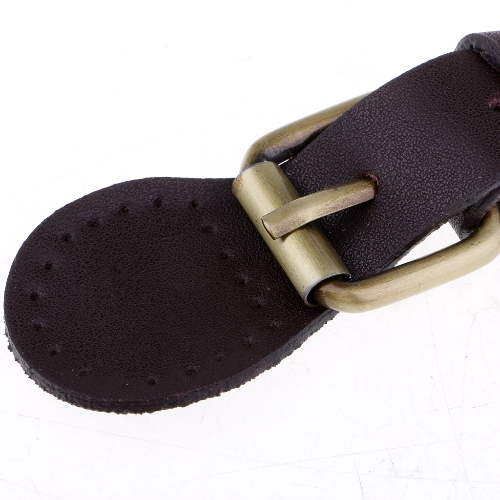 ヴィンテージソーオンレザー磁気スナップファスナー交換用レザーバッグバックル9.5x2cm