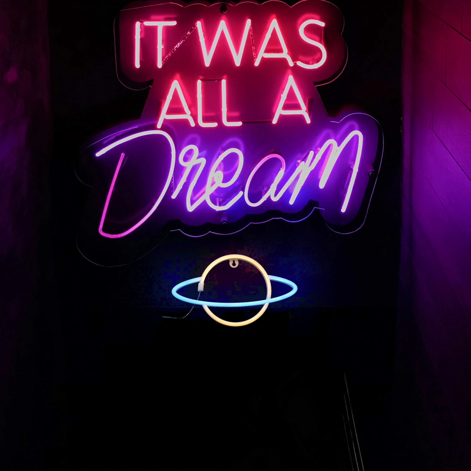 

Wall Decorative Lamp For Home Bedroom Living Room Planet Led Office Night Simple Decoration Night Light Light Decor