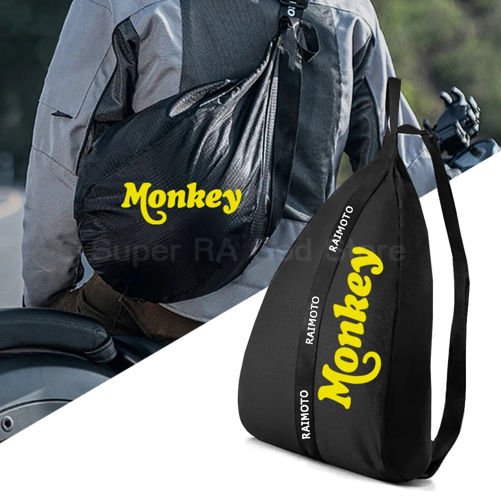 For Monkey Z 125 Z125 Monkey125 2018-2022 Motorcycle Accessories Helmet Backpack Large Capacity Travel Bags Reflective