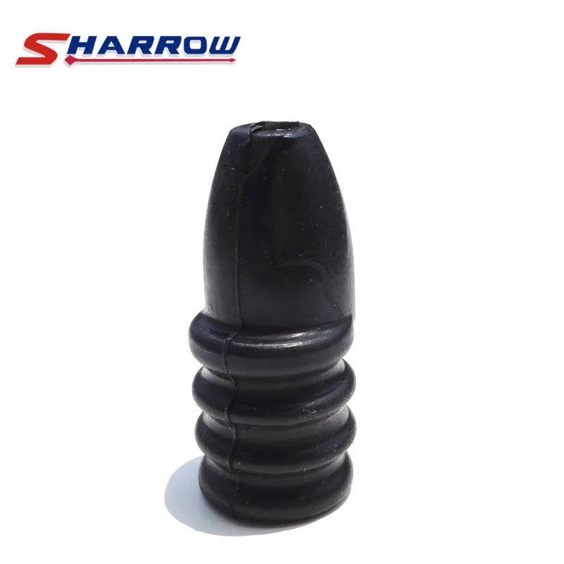 Sharrow Extremo repuesto tope cuerda silicona negro arco