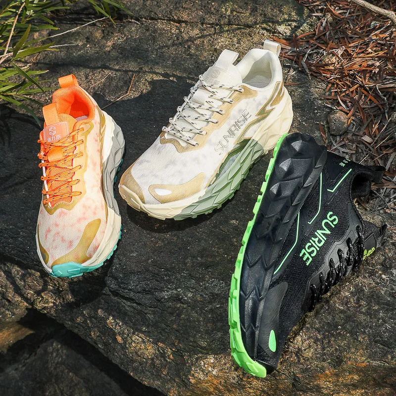 Neue Premium Unisex Berg- und Straßenmarathon-Laufschuhe mit MD-Sohle, Paar-Sportschuhe für Outdoor-Morgenläufe, Ganzjährig Nutzbar – Detail 19