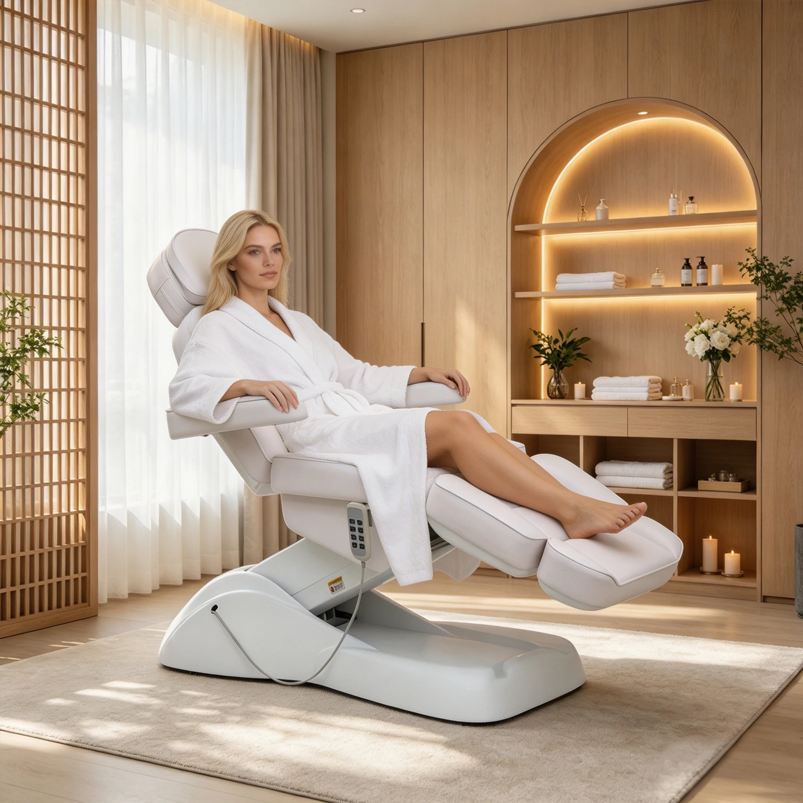 Wellness Resort Spa - Luksusowe elektryczne krzesło spa z 4