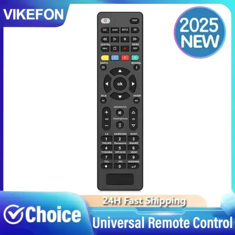 RC-G008 de control remoto de repuesto universal con retroiluminación para múltiples modelos de televisión TV infrarroja universal