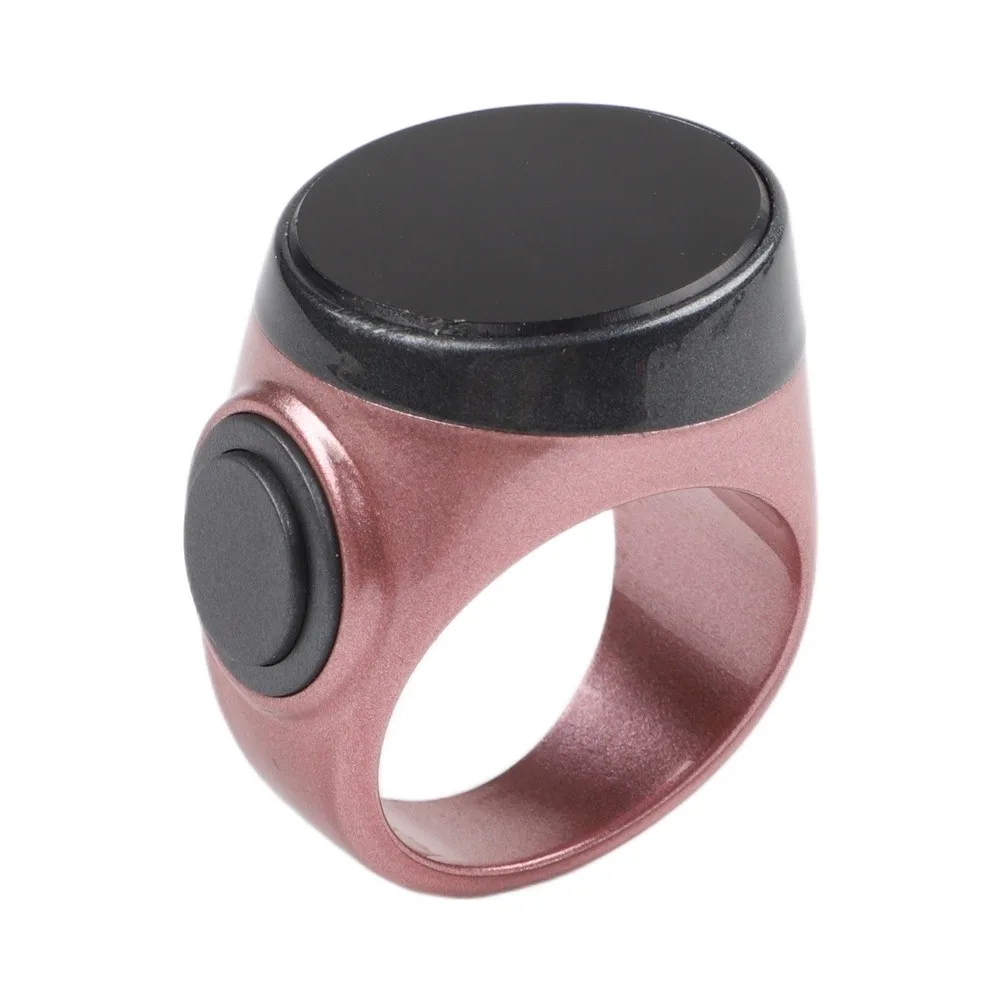For On-the-Go for lifestyles Precise Counting Tool Adjustable Fit Counting Tasks Black Adjustable Fit Ring Counter