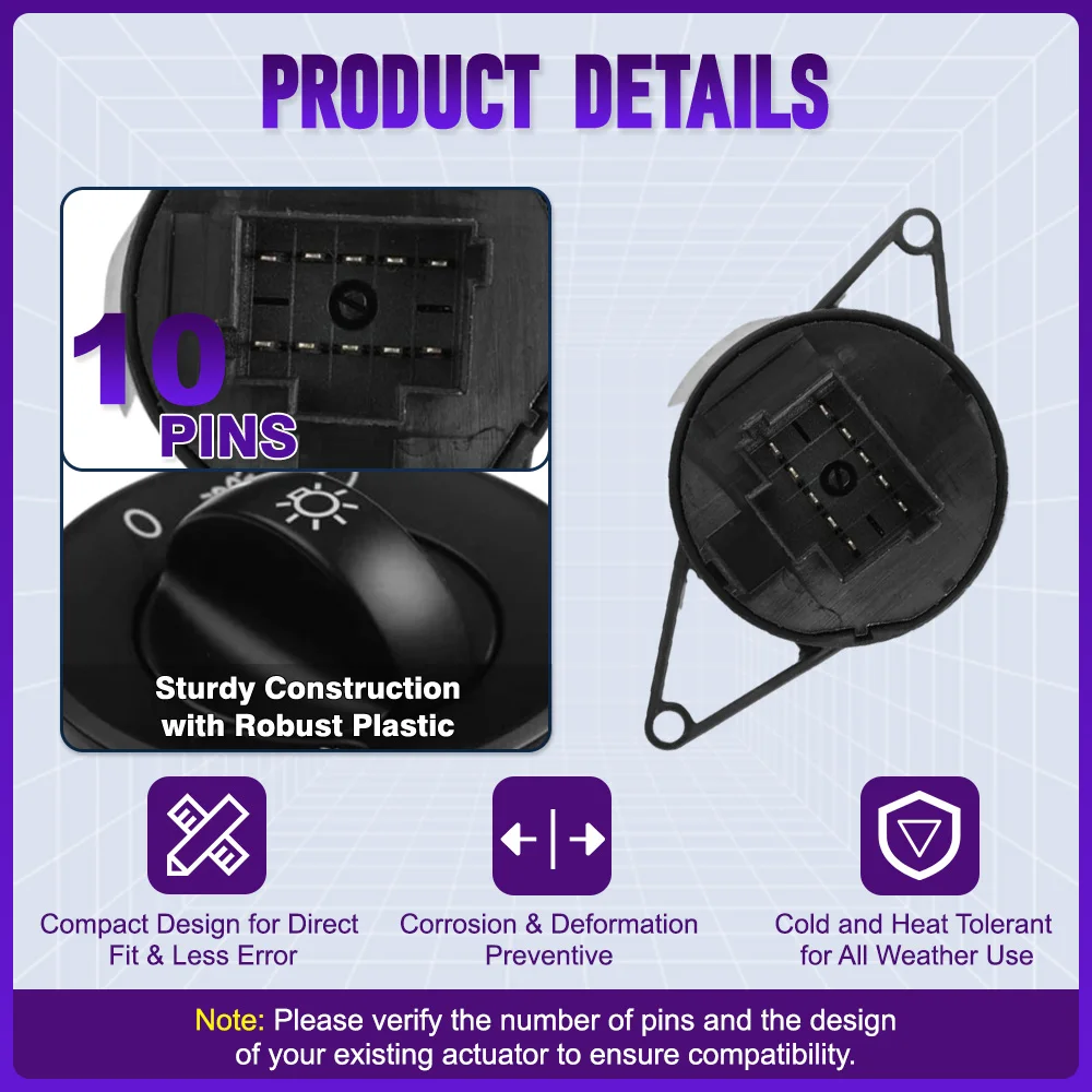 مفتاح التحكم في مصباح الضباب الأمامي لشاحنة مرسيدس بنز Atego 1998 1999 2000 2001 2002 2003-2014 A0015453304
