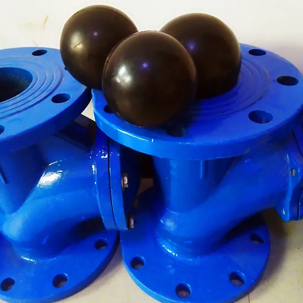 Dingqing-كرة مطاطية مقاومة للاهتراء الطبيعية ، ختم خاص ، صمام الاختيار ، DN32 ~ DN100 ملم